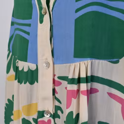 Klänning Mönstrad GRÖN