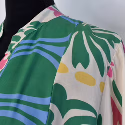 Klänning Mönstrad GRÖN