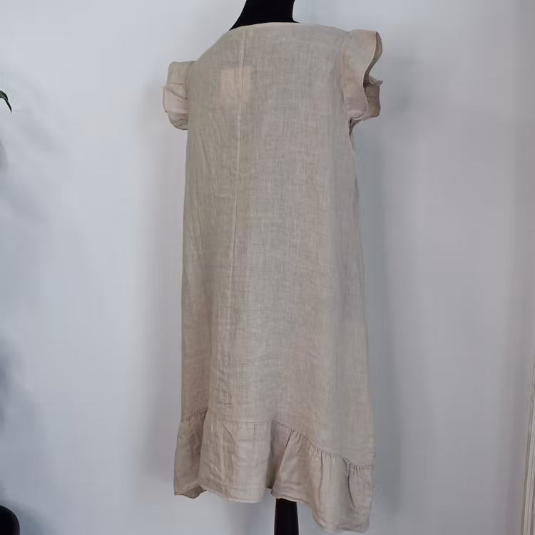 Linneklänning Kajsa BEIGE - Mix By Heart