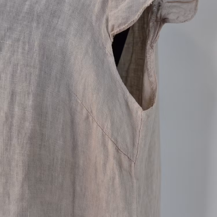 Linneklänning Kajsa BEIGE - Mix By Heart