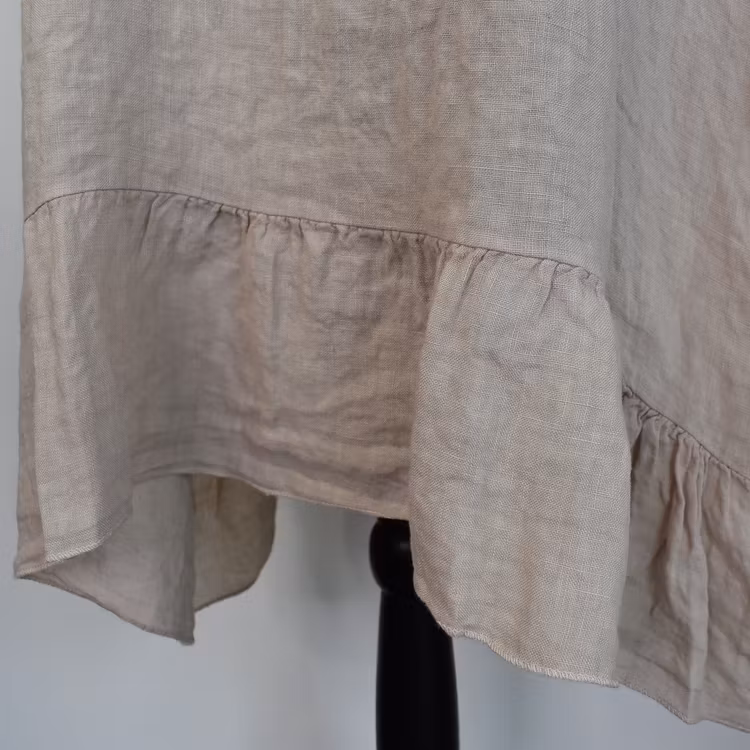 Linneklänning Kajsa BEIGE - Mix By Heart