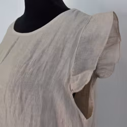 Linneklänning Kajsa BEIGE - Mix By Heart