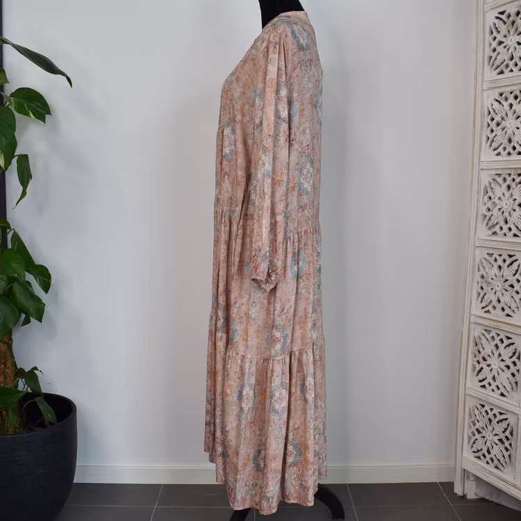Klänning Mönstrad SOFT PINK