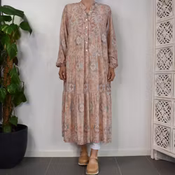Klänning Mönstrad SOFT PINK