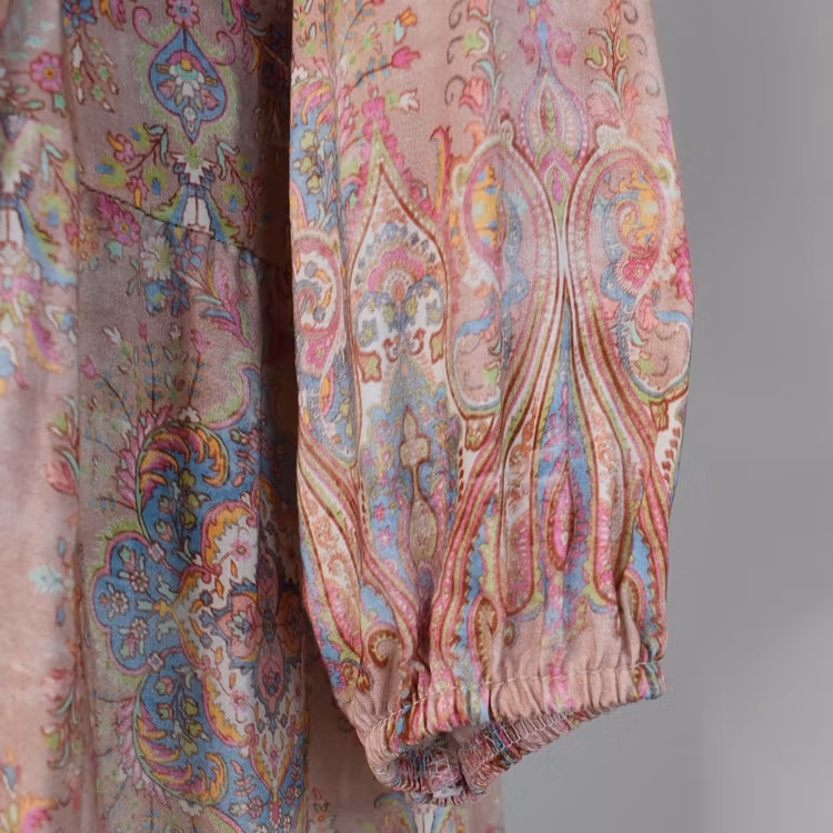 Klänning Mönstrad SOFT PINK