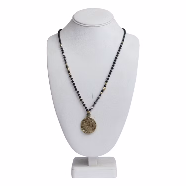 Halsband Mila GRÖN/GULD - The Moshi
