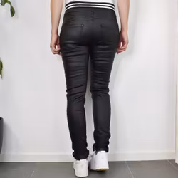 Jeans Vaxade med resårmidja SVART - Place du Jour