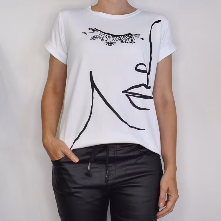 T-shirt Flower Lashes VIT