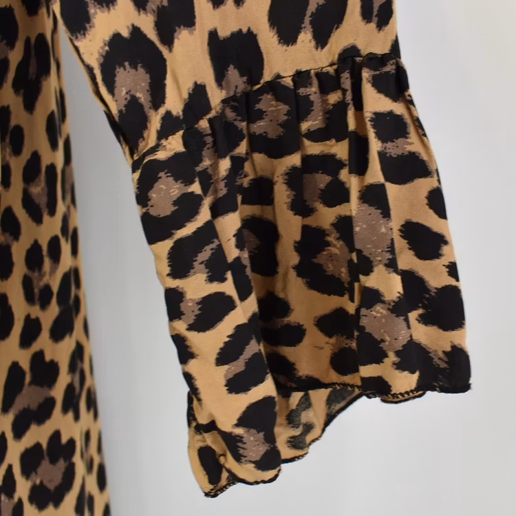 Klänning Leopard MARRON