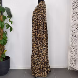 Klänning Leopard MARRON