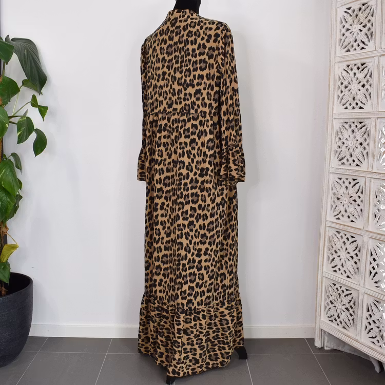 Klänning Leopard MARRON