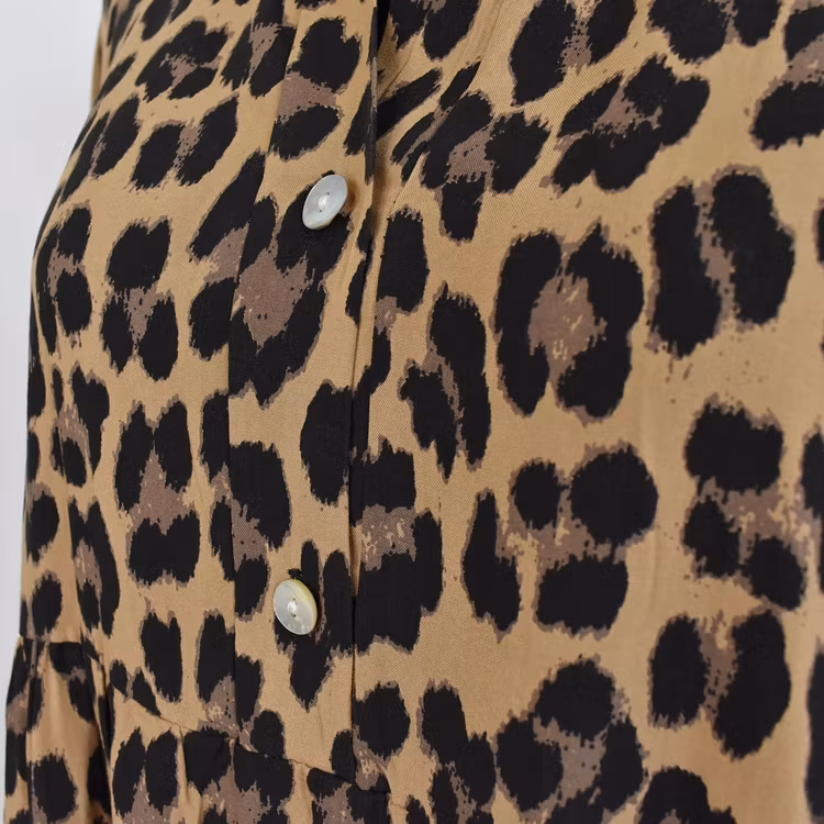 Klänning Leopard MARRON