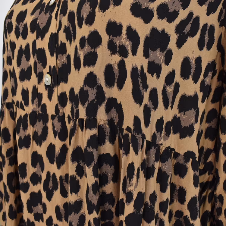 Klänning Leopard MARRON