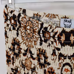 Kjol Boho Flora Blommig OFF WHITE - Stajl Agenturer
