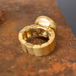 Elastisk ring Maya GULD - The Moshi