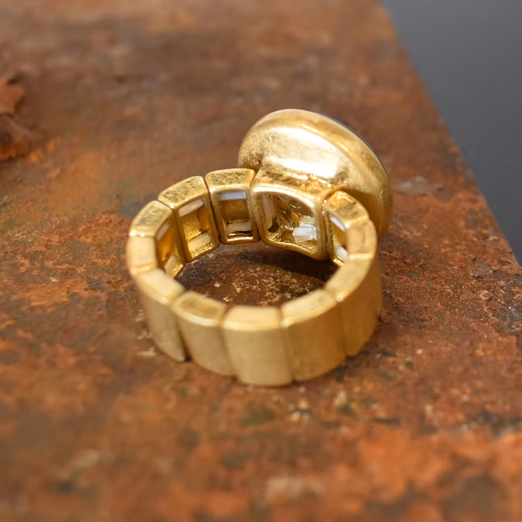 Elastisk ring Maya GULD - The Moshi