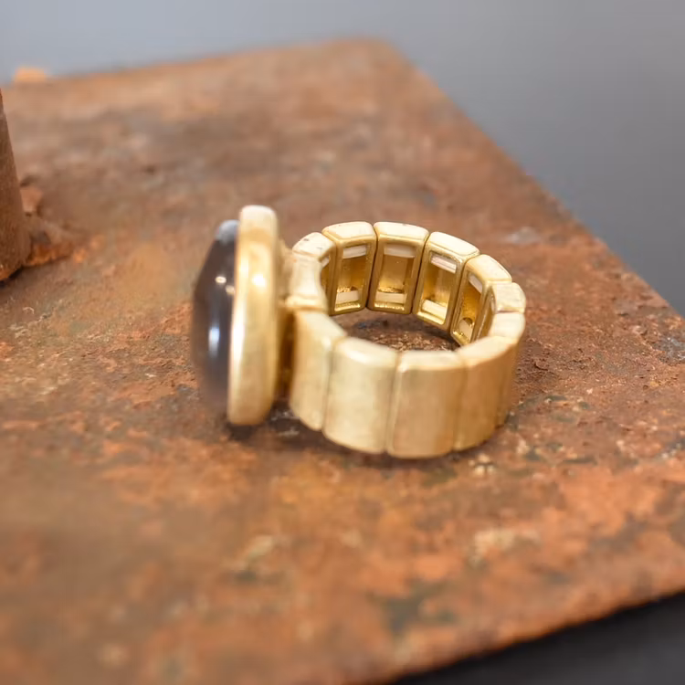 Elastisk ring Maya GULD - The Moshi