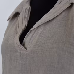 Bomullsblus Heather BEIGE - Stajl Agenturer