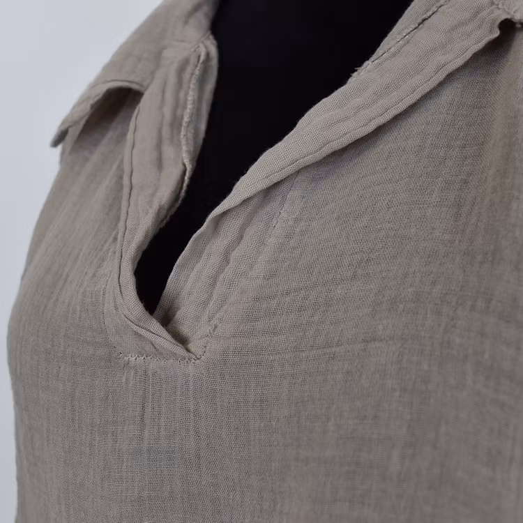 Bomullsblus Heather BEIGE - Stajl Agenturer
