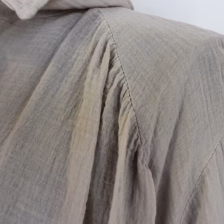 Bomullsblus Heather BEIGE - Stajl Agenturer