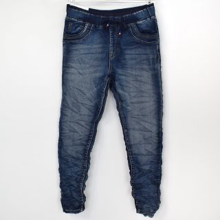 Jeans Jogger med resårmidja MÖRK BLÅ - Newplay