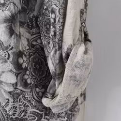 Långskjorta Milou Mandala BEIGE - Mix By Heart