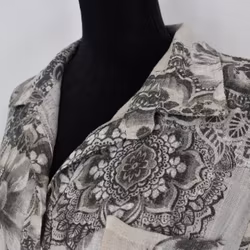 Långskjorta Milou Mandala BEIGE - Mix By Heart