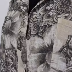 Långskjorta Milou Mandala BEIGE - Mix By Heart