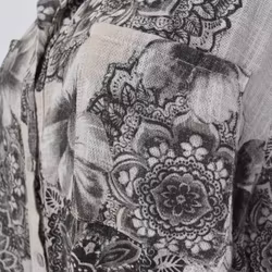 Långskjorta Milou Mandala BEIGE - Mix By Heart