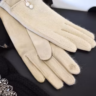 Handske Touch Screen BEIGE