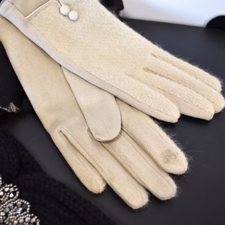 Handske Touch Screen BEIGE