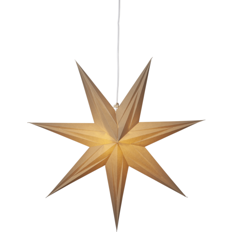 Pappersstjärna Place 60cm BEIGE - Star Trading