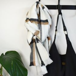 Halsduk Rutig VIT