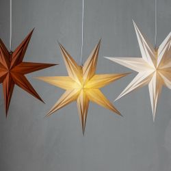 Pappersstjärna Place 60cm BEIGE - Star Trading