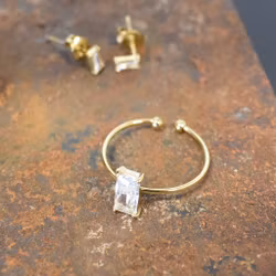 Ring Justerbar Glitter GULD