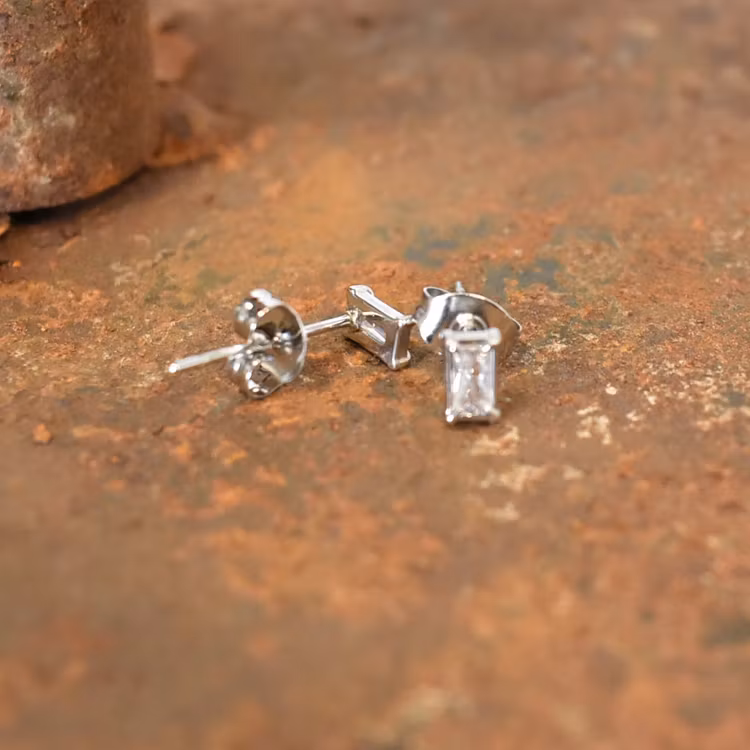 Örhänge Litet Glitter SILVER