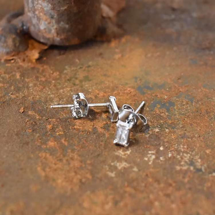 Örhänge Litet Glitter SILVER