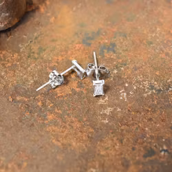 Örhänge Litet Glitter SILVER