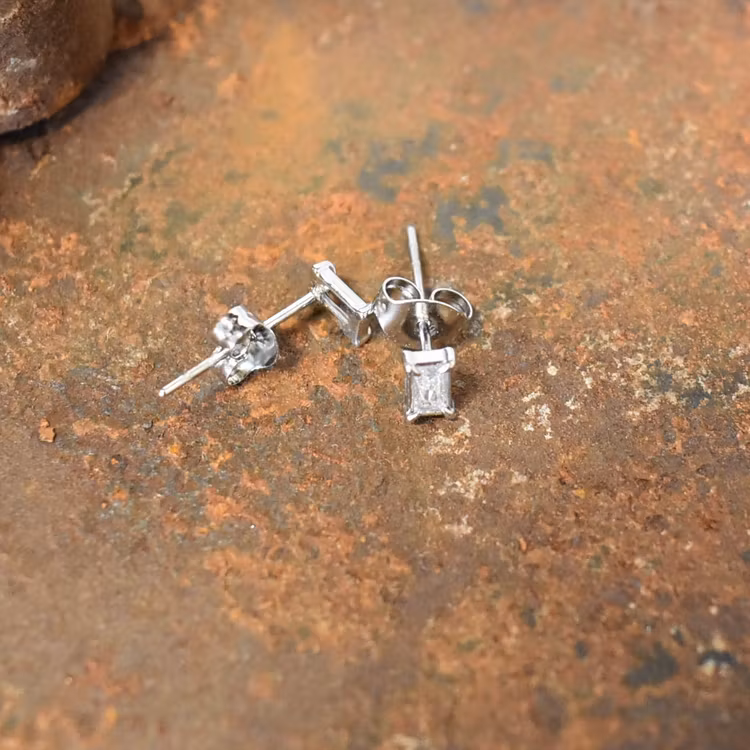 Örhänge Litet Glitter SILVER