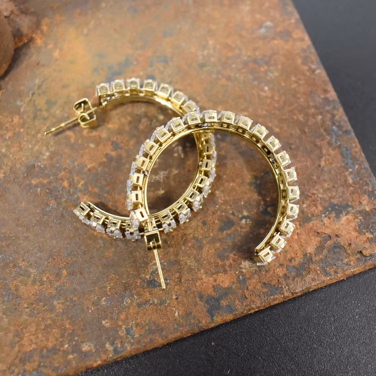 Örhänge Glam Rund GULD