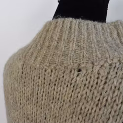 Stickad Tröja Over Sized LJUS TAUPE