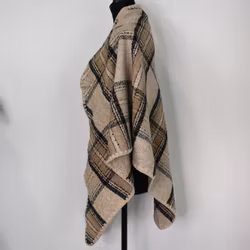 Sjal Stickad BEIGE