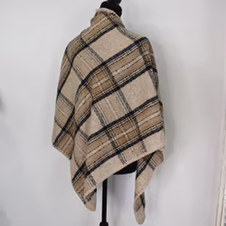 Sjal Stickad BEIGE