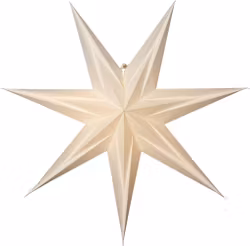 Pappersstjärna Place 60cm VIT - Star Trading