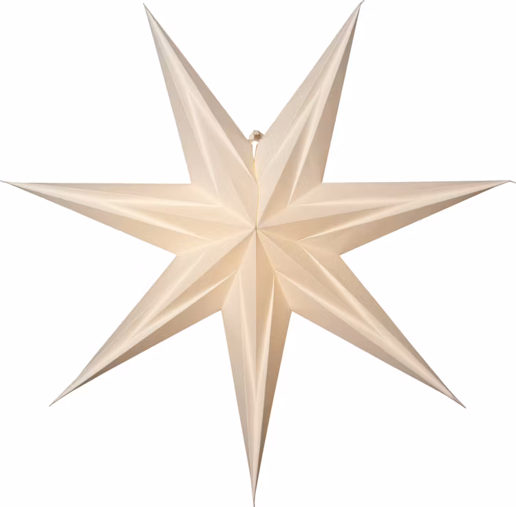 Pappersstjärna Place 60cm VIT - Star Trading