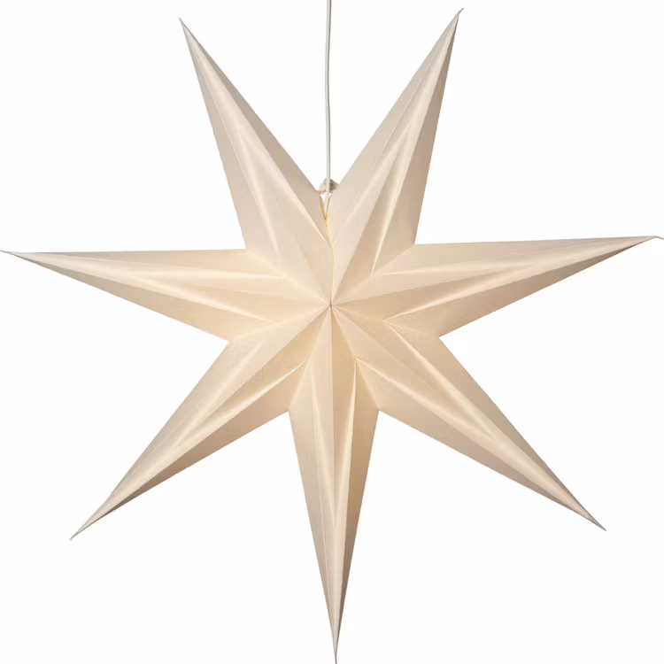 Pappersstjärna Place 60cm VIT - Star Trading
