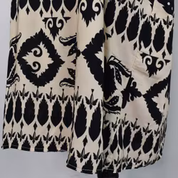 Klänning Sofie Mönstrad BEIGE/SVART - Marta du Chateau