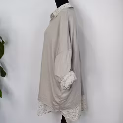 Set Skjorta och Tröja BEIGE
