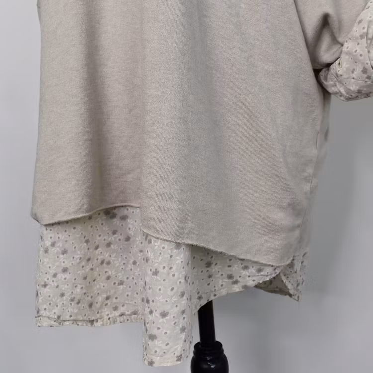 Set Skjorta och Tröja BEIGE