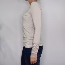 Bastopp med Spets BEIGE - Marta du Chateau